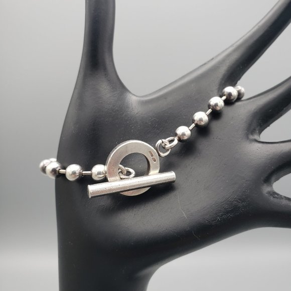 Gucci .925 Sterling Silver Ball Chain Bracelet - Picture 2 of 5